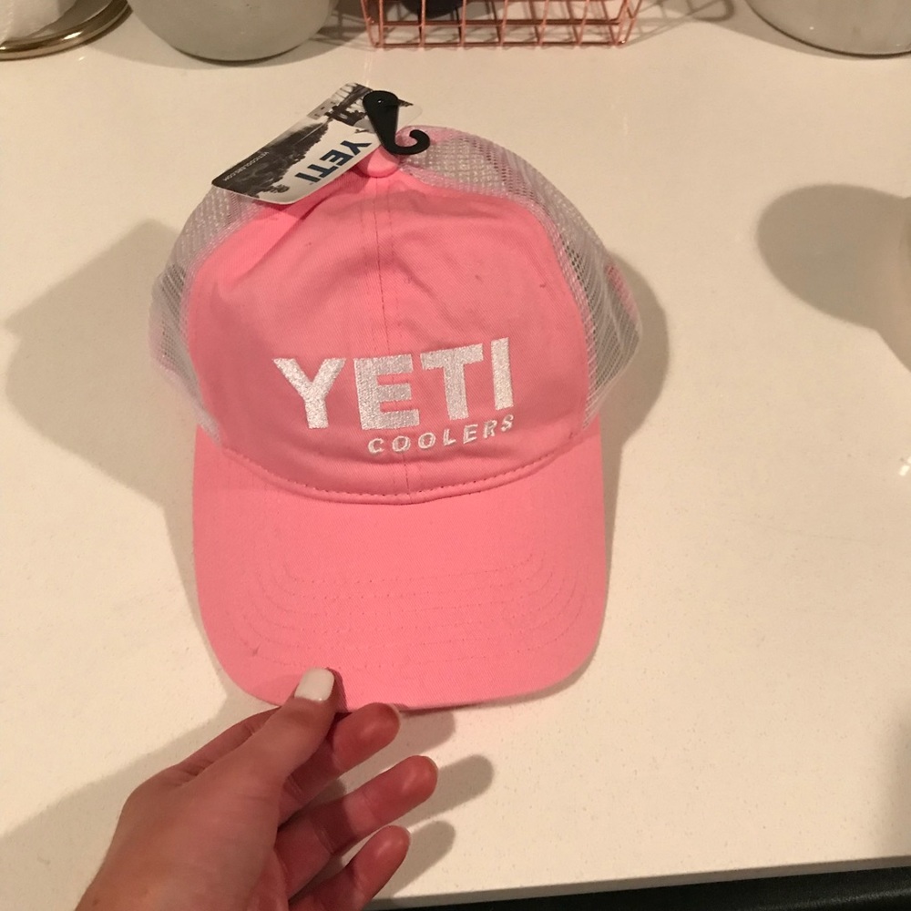 Pink yeti hat